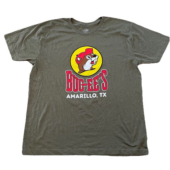 BUC-EE'S Other - Buc-ees Amarillo Texas Graphic T-shirt Green Buc-ee’s Tee Size XL